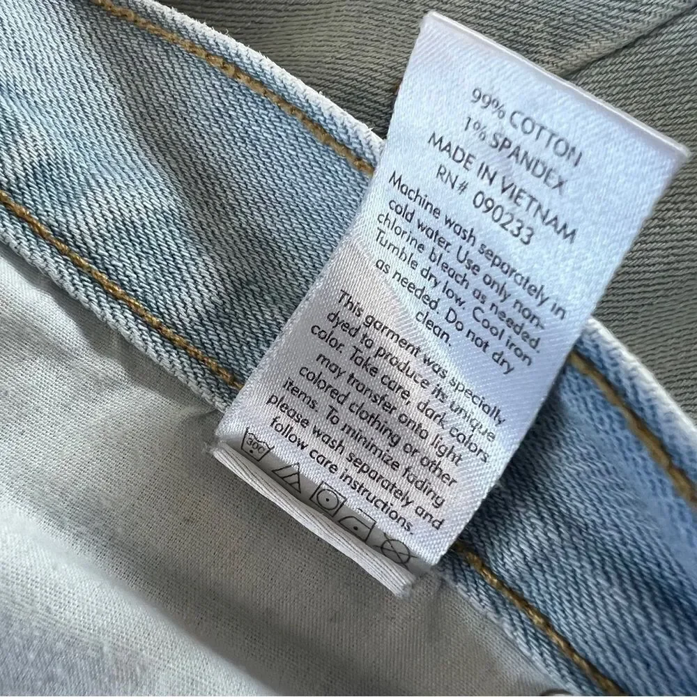 Pacsun mens stacked skinny jeans distressed